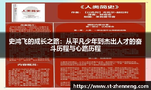 史鸿飞的成长之路：从平凡少年到杰出人才的奋斗历程与心路历程